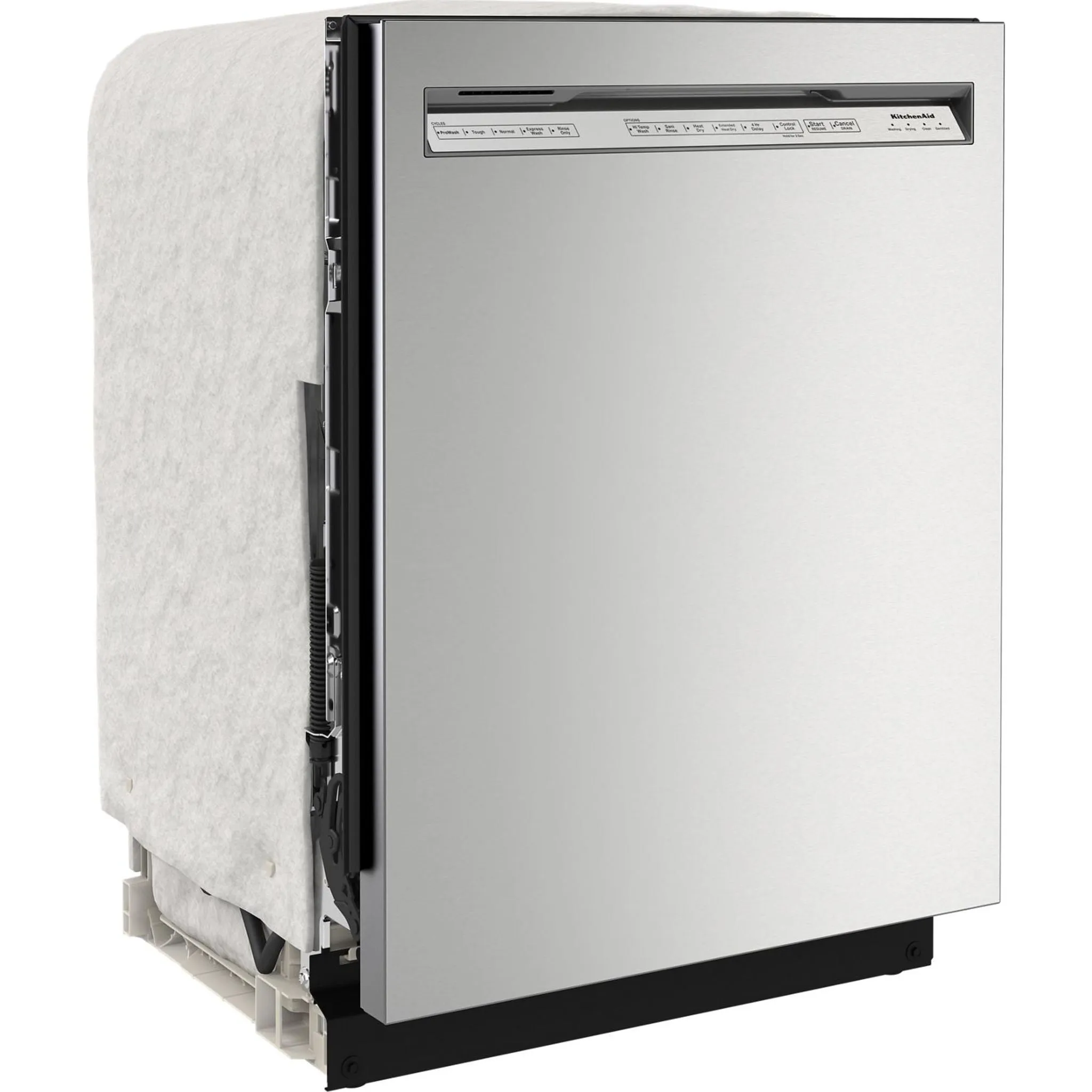 KitchenAid  39 dBA Dishwasher in PrintShield Finish with Third Level Utensil Rack (KDFE204KPS)