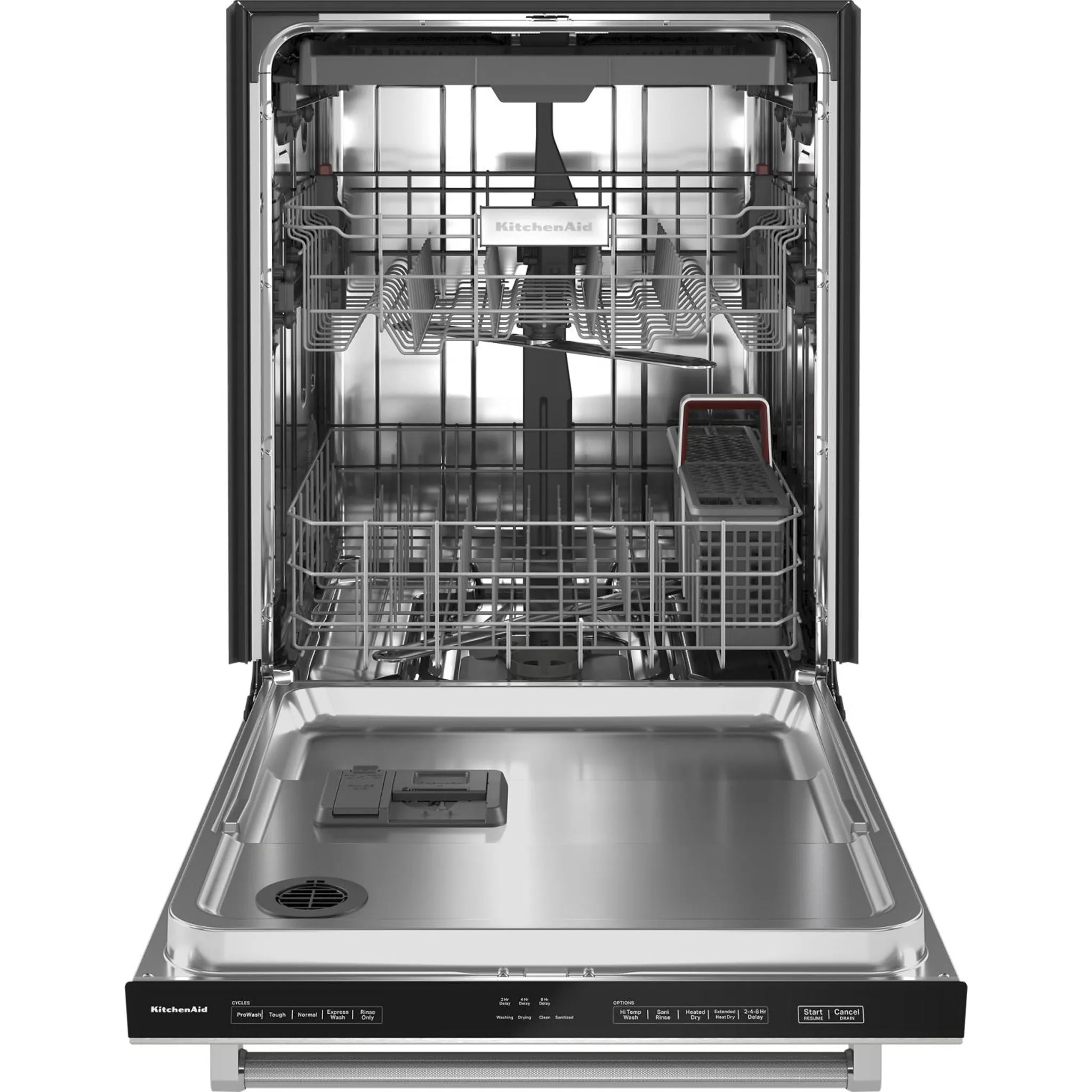 KitchenAid  39 dBA Dishwasher in PrintShield Finish with Third Level Utensil Rack (KDTE204KPS)