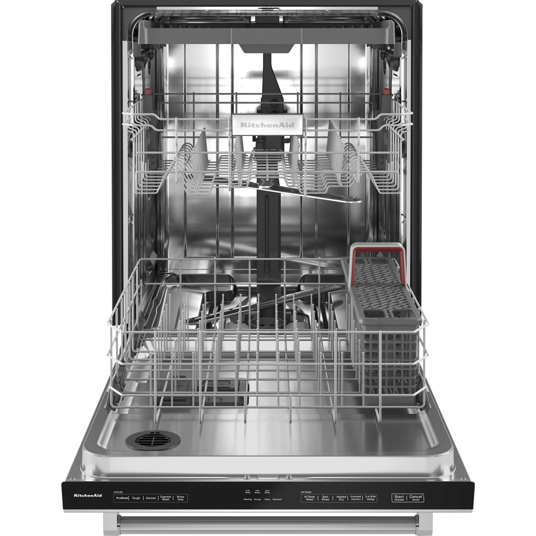 KitchenAid  39 dBA Dishwasher in PrintShield Finish with Third Level Utensil Rack (KDTE204KPS)