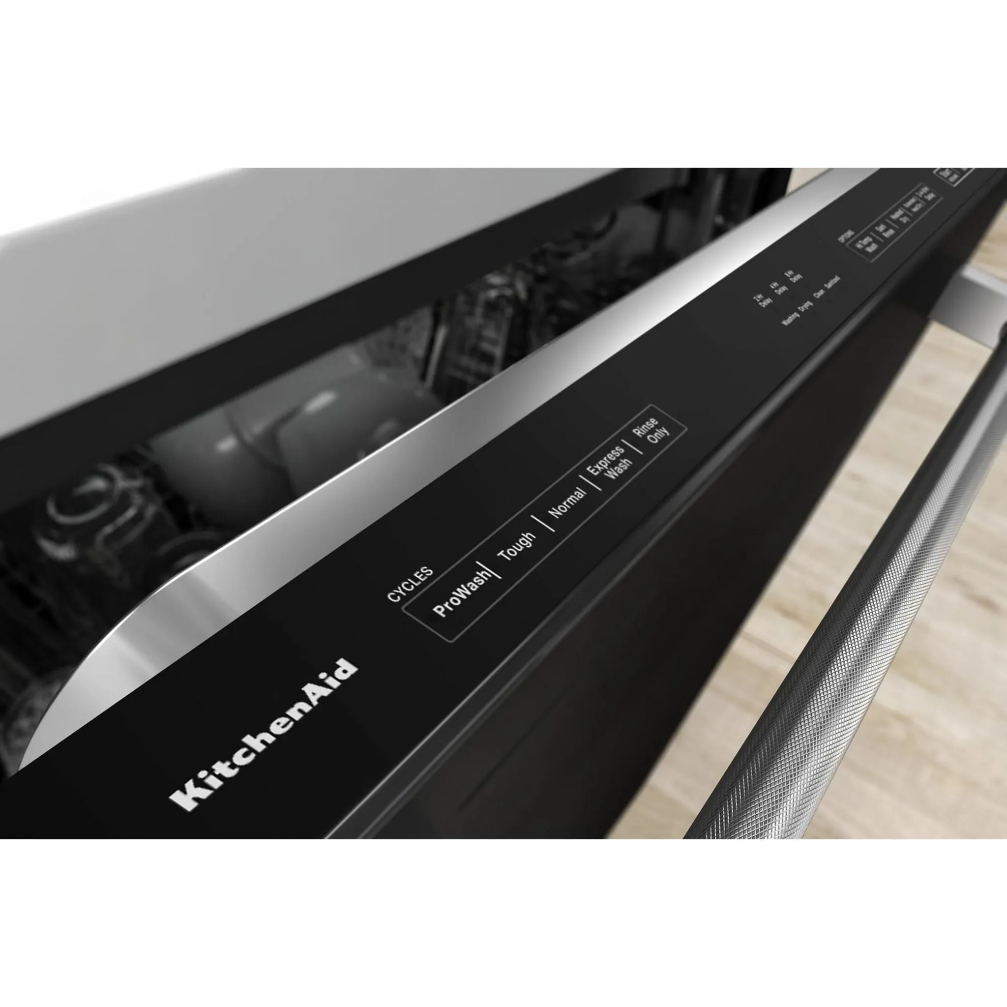 KitchenAid  39 dBA Dishwasher with Third Level Utensil Rack (KDTE204KBL)