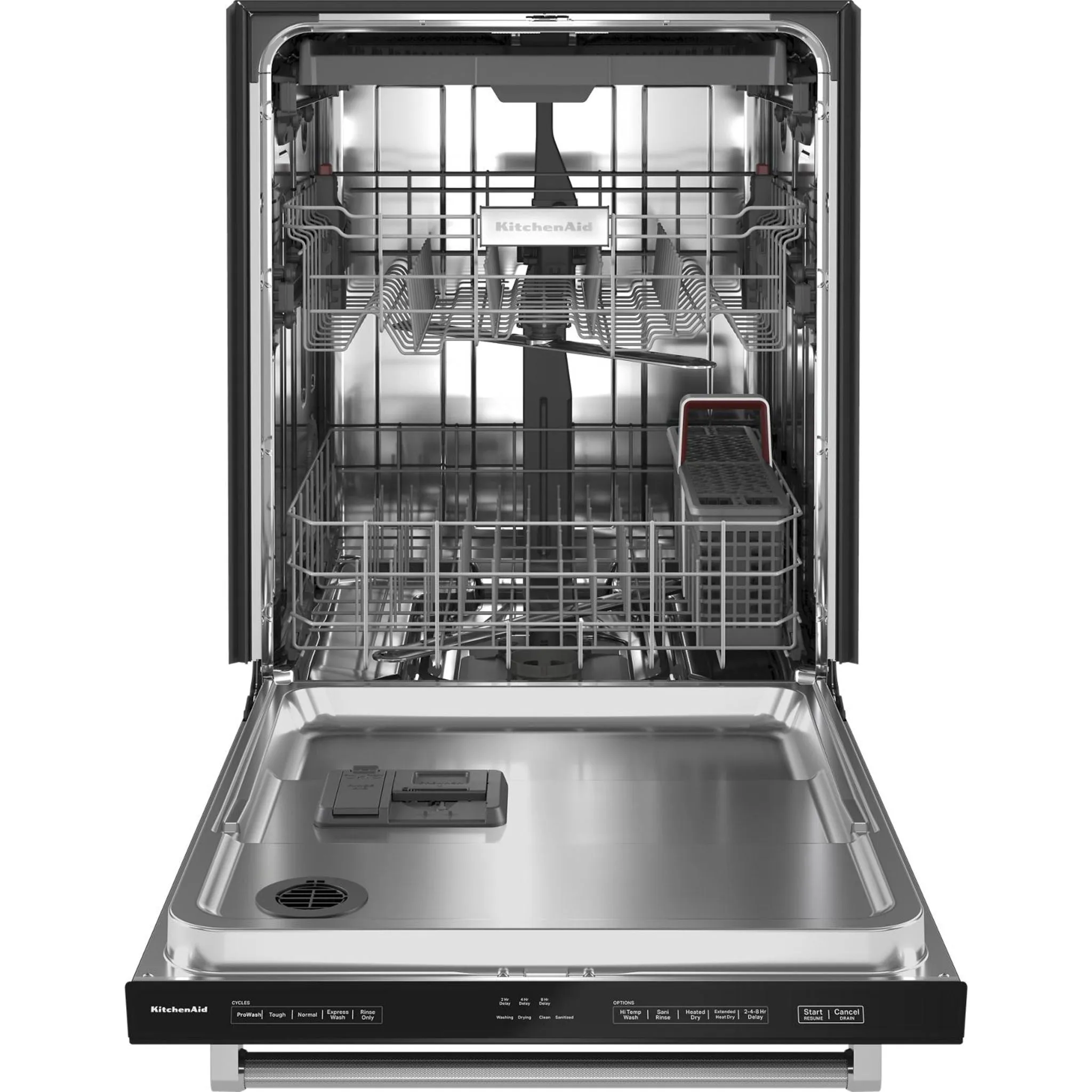 KitchenAid  39 dBA Dishwasher with Third Level Utensil Rack (KDTE204KBL)