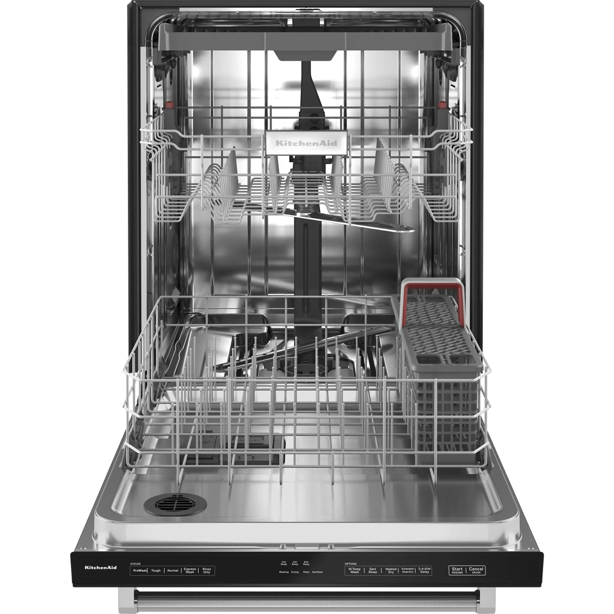 KitchenAid  39 dBA Dishwasher with Third Level Utensil Rack (KDTE204KBL)