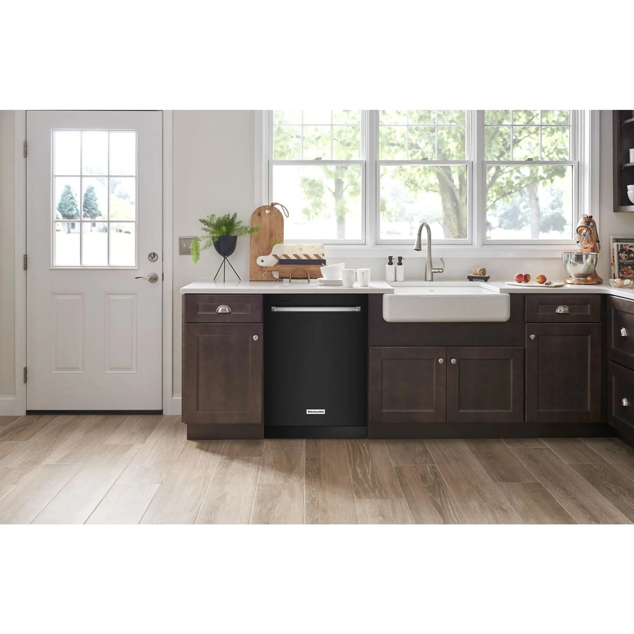 KitchenAid  39 dBA Dishwasher with Third Level Utensil Rack (KDTE204KBL)