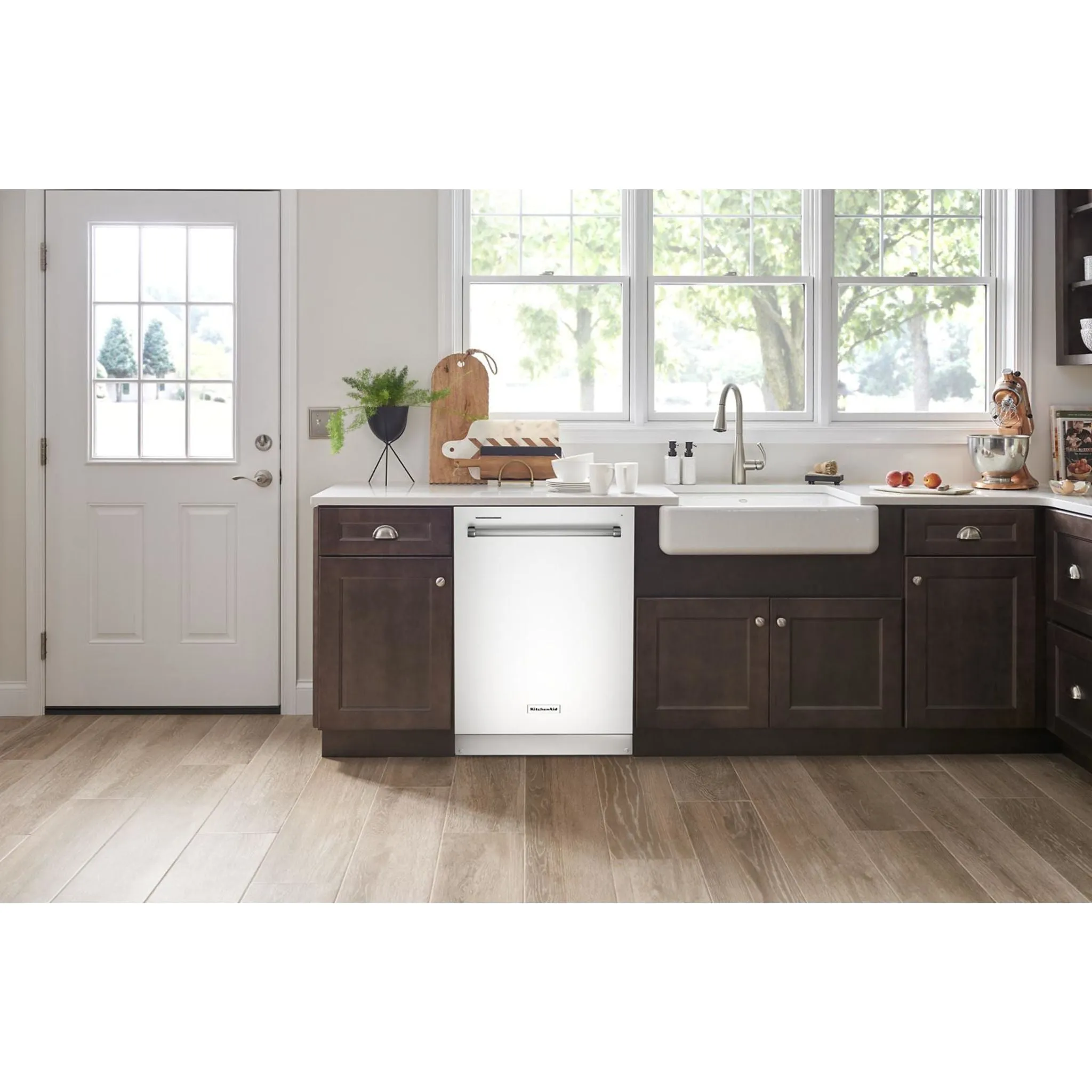 KitchenAid  39 dBA Dishwasher with Third Level Utensil Rack (KDTE204KWH)