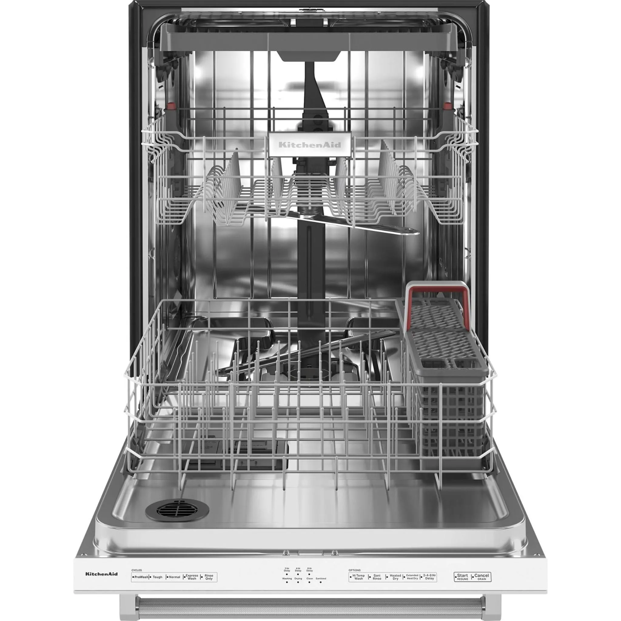 KitchenAid  39 dBA Dishwasher with Third Level Utensil Rack (KDTE204KWH)