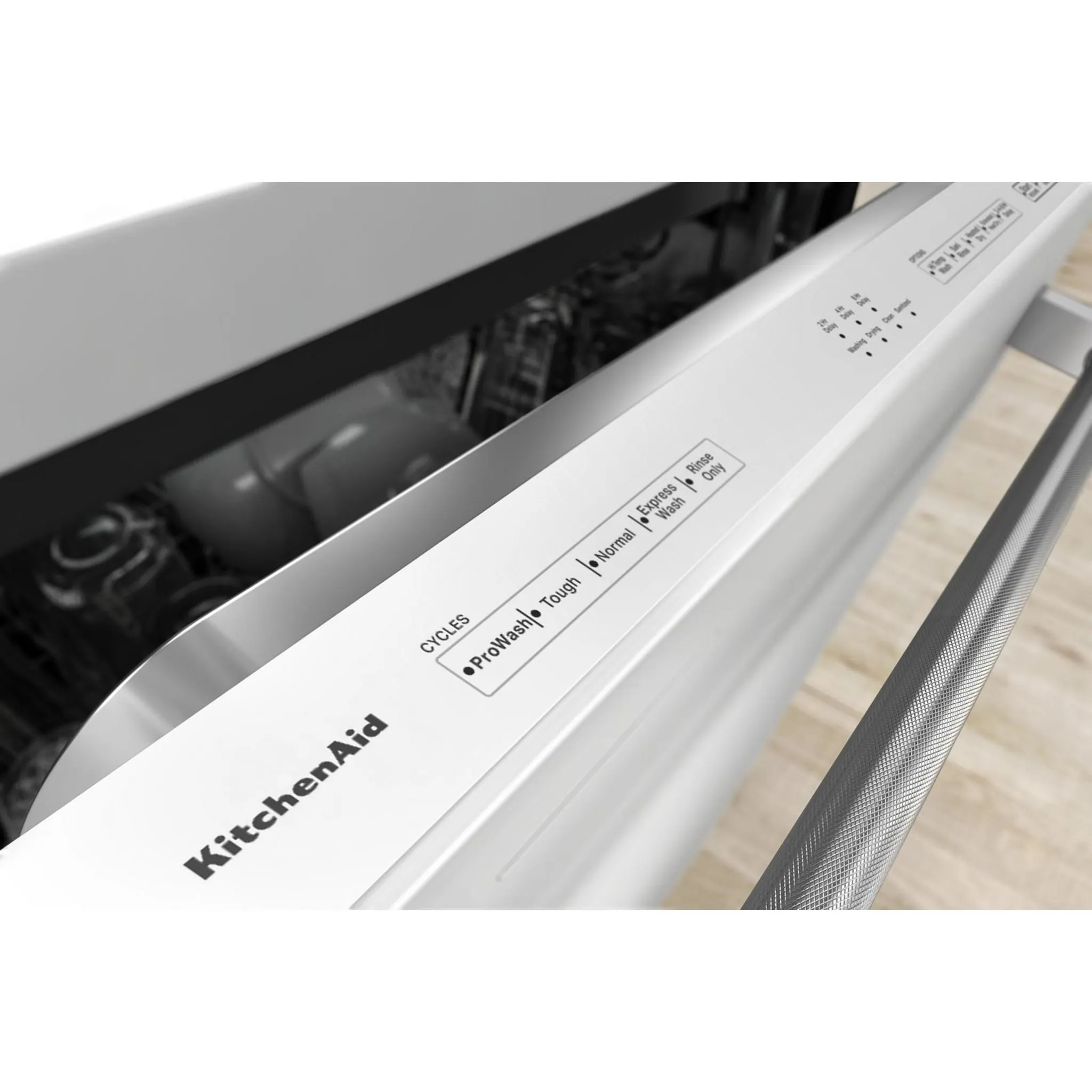 KitchenAid  39 dBA Dishwasher with Third Level Utensil Rack (KDTE204KWH)