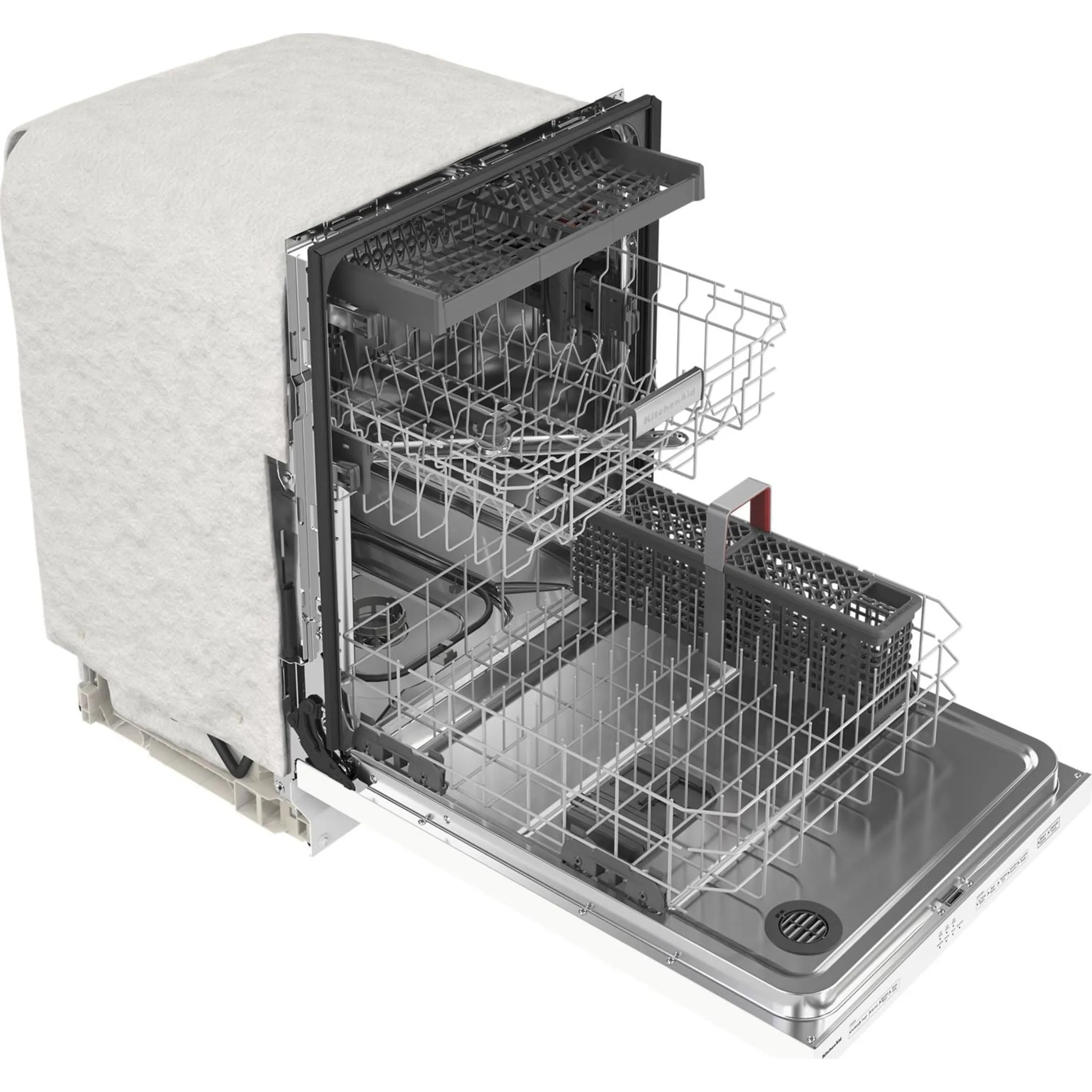 KitchenAid  39 dBA Dishwasher with Third Level Utensil Rack (KDTE204KWH)