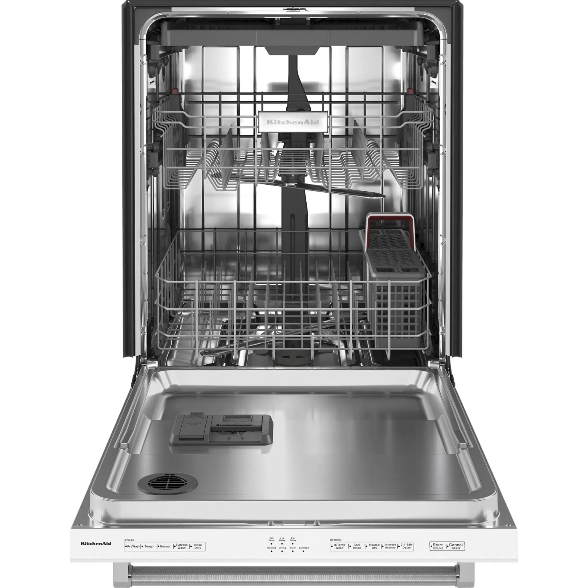 KitchenAid  39 dBA Dishwasher with Third Level Utensil Rack (KDTE204KWH)