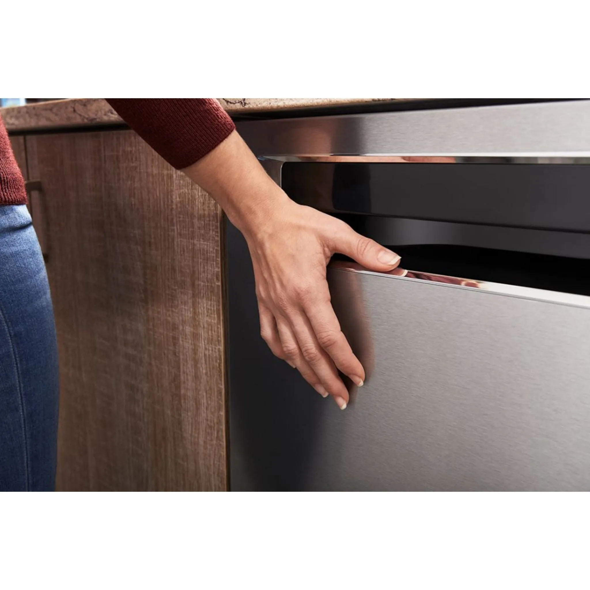 KitchenAid  44 dBA Dishwasher in PrintShield Finish with FreeFlex Third Rack (KDFM404KPS)