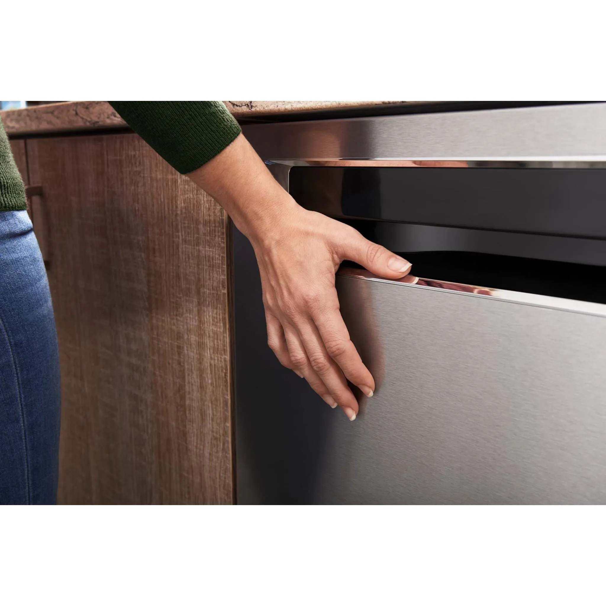 KitchenAid  44 dBA Dishwasher in PrintShield Finish with FreeFlex Third Rack (KDFM404KPS)