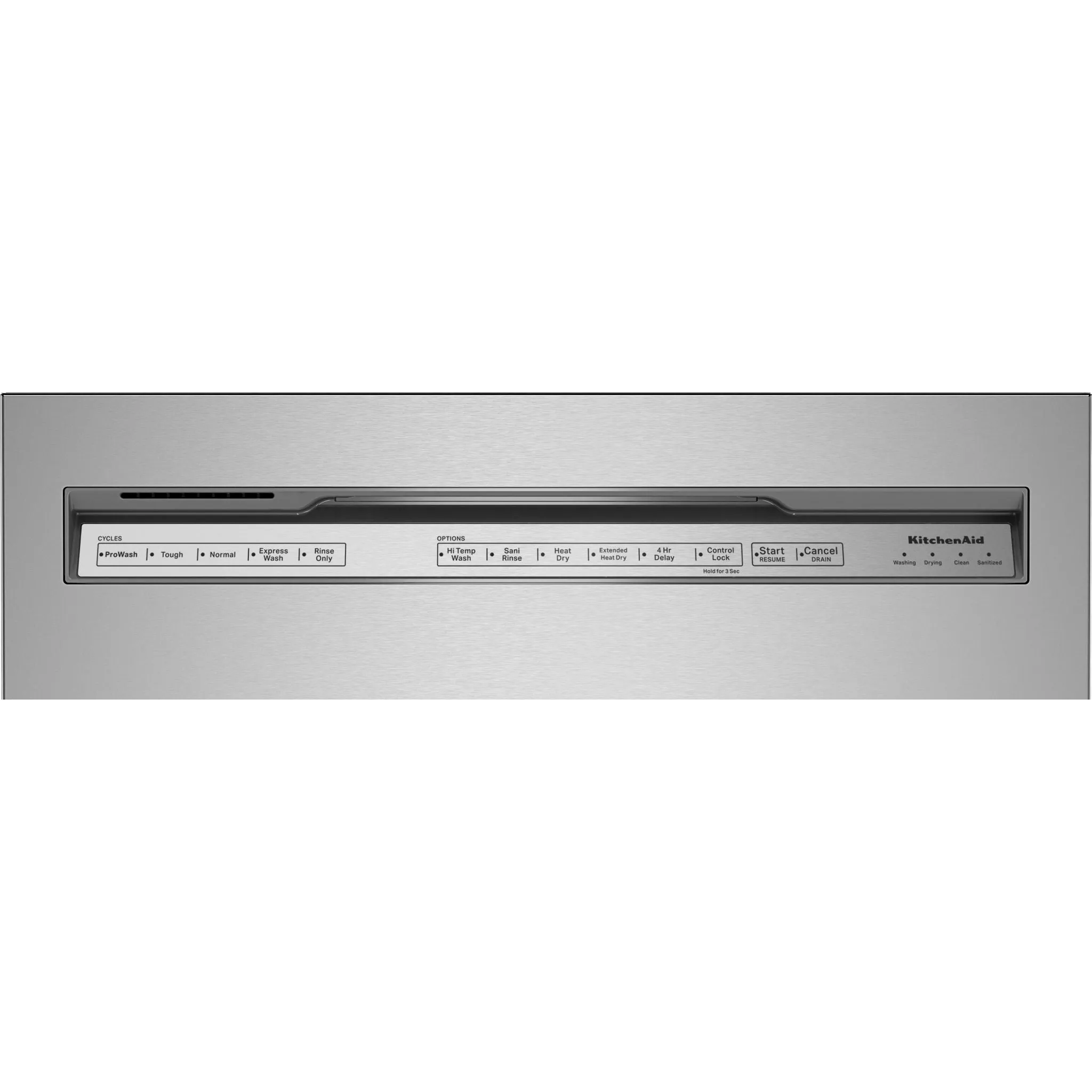 KitchenAid  44 dBA Dishwasher in PrintShield Finish with FreeFlex Third Rack (KDFM404KPS)