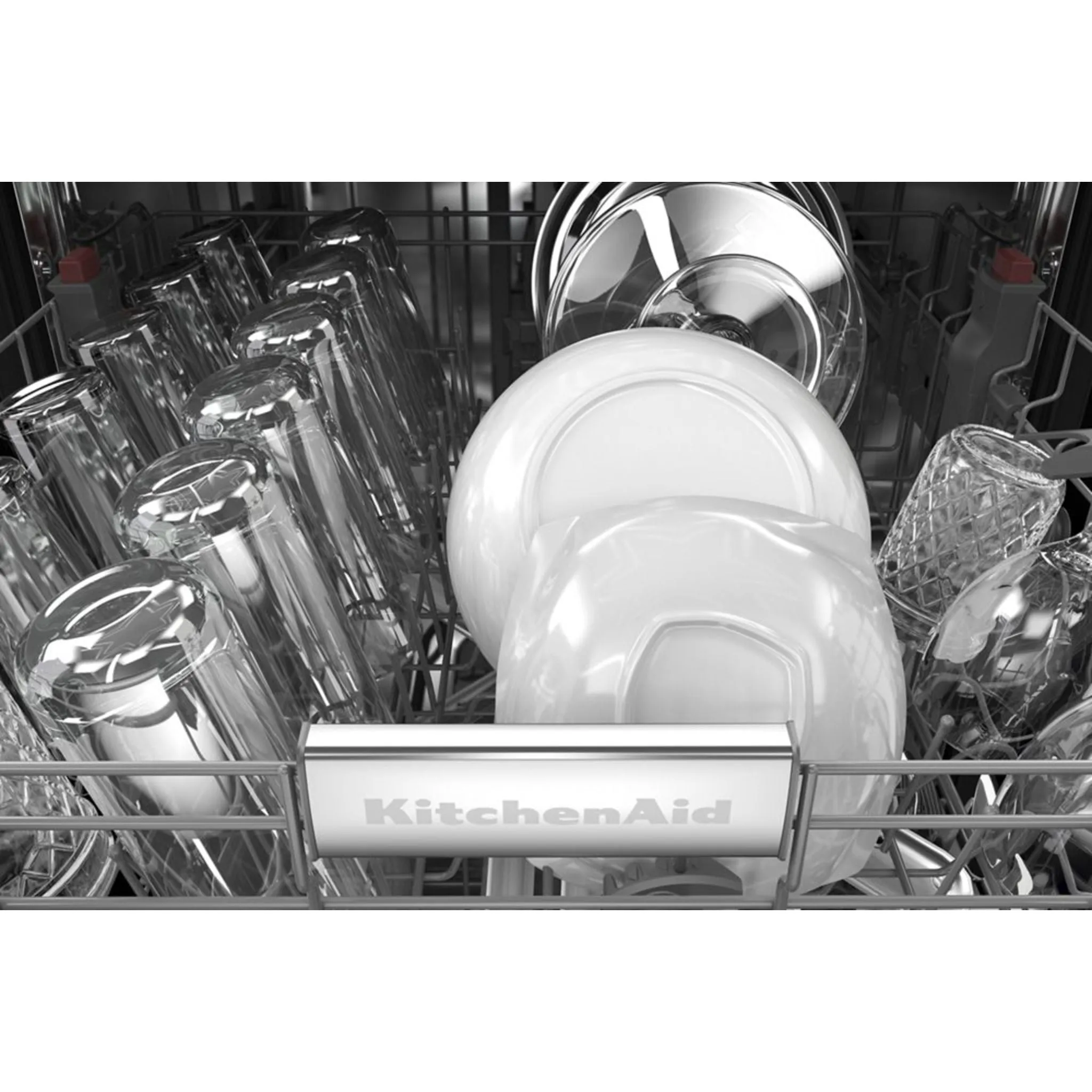 KitchenAid  44 dBA Dishwasher in PrintShield Finish with FreeFlex Third Rack (KDFM404KPS)