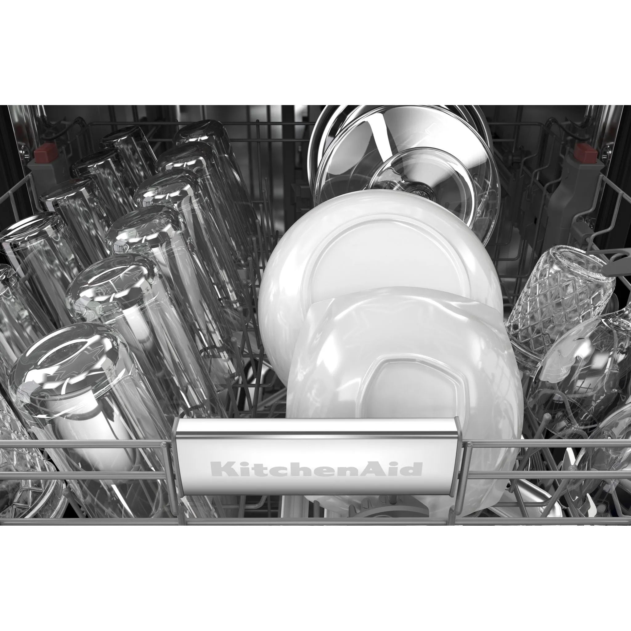 KitchenAid  44 dBA Dishwasher in PrintShield Finish with FreeFlex Third Rack (KDFM404KPS)