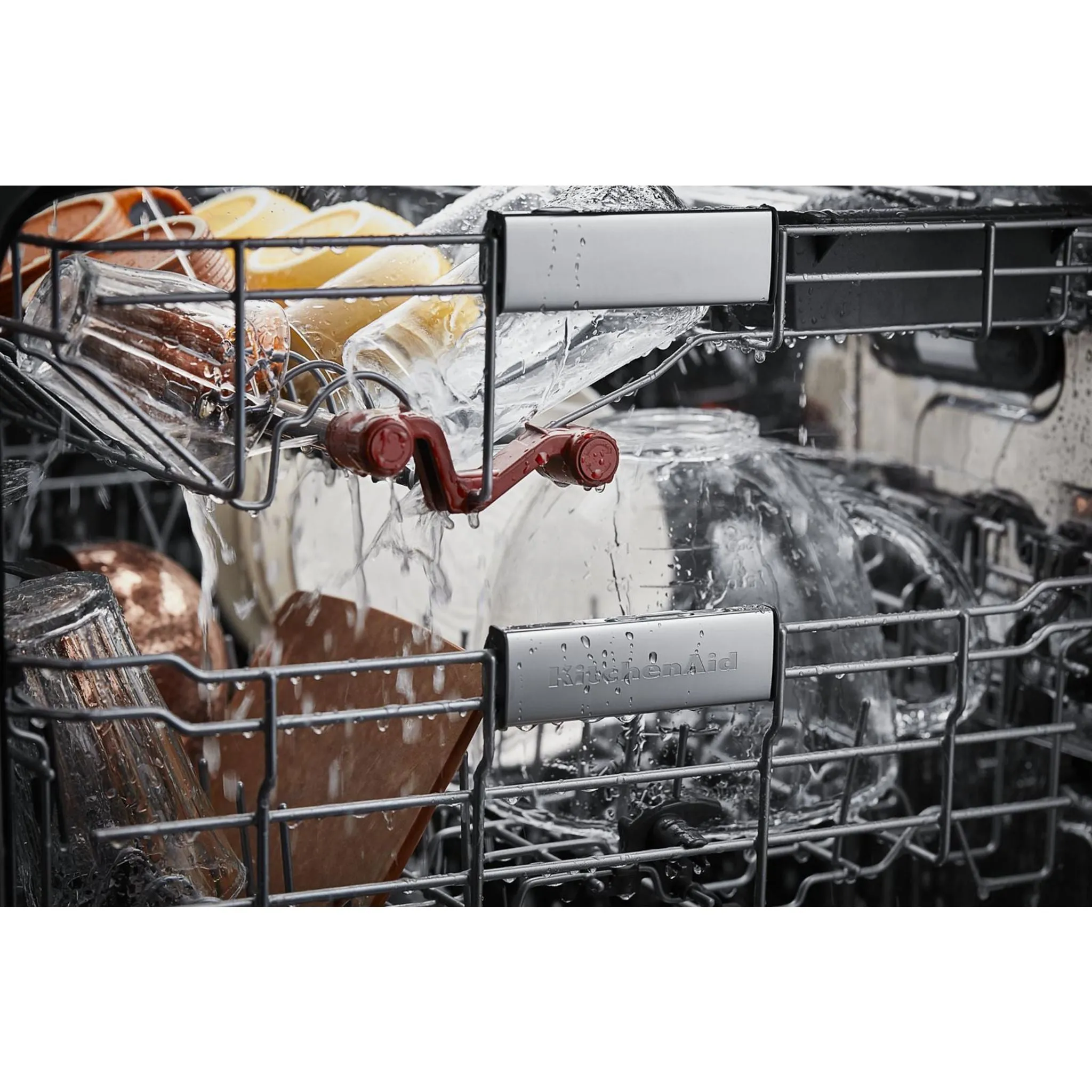 KitchenAid  44 dBA Dishwasher in PrintShield Finish with FreeFlex Third Rack (KDFM404KPS)