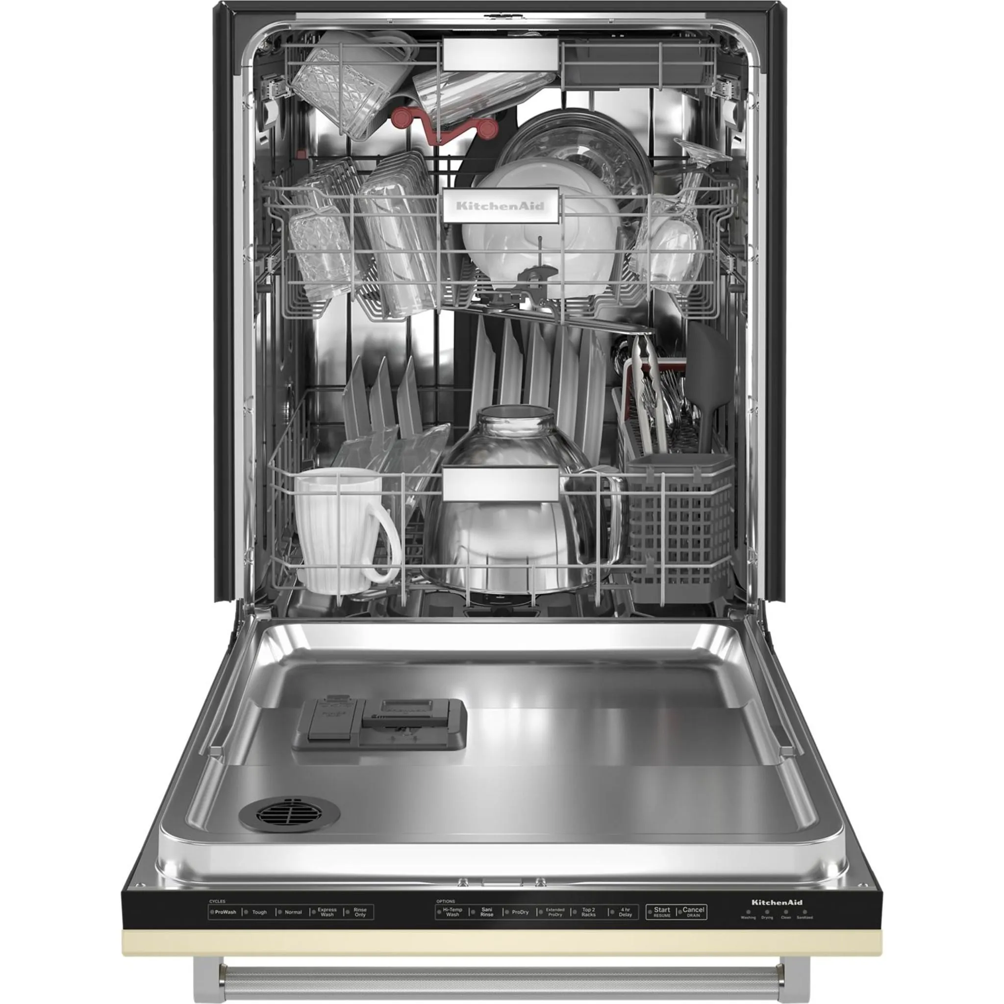 KitchenAid  44 dBA Panel-Ready Dishwasher with FreeFlex Third Rack (KDTM704LPA)