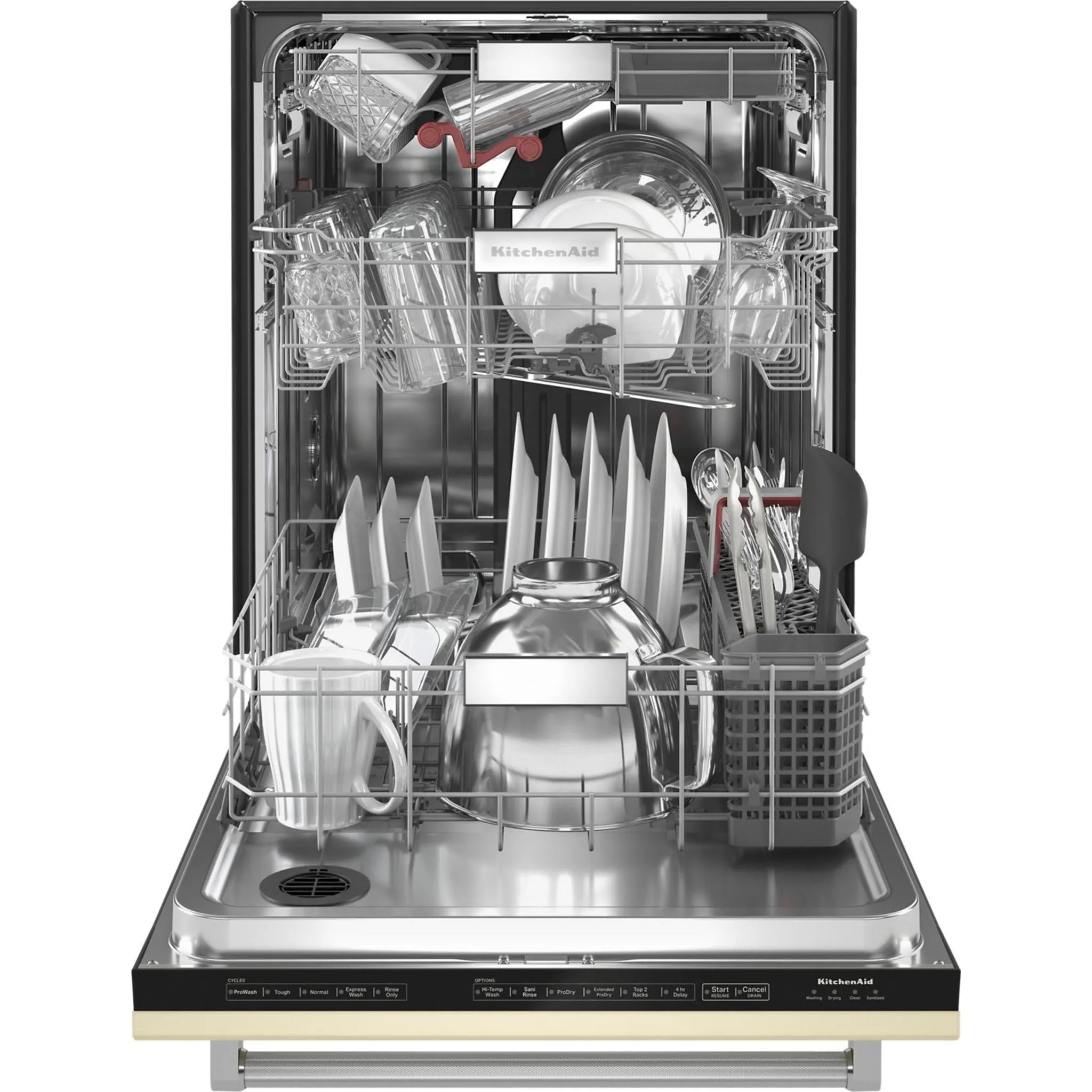 KitchenAid  44 dBA Panel-Ready Dishwasher with FreeFlex Third Rack (KDTM704LPA)