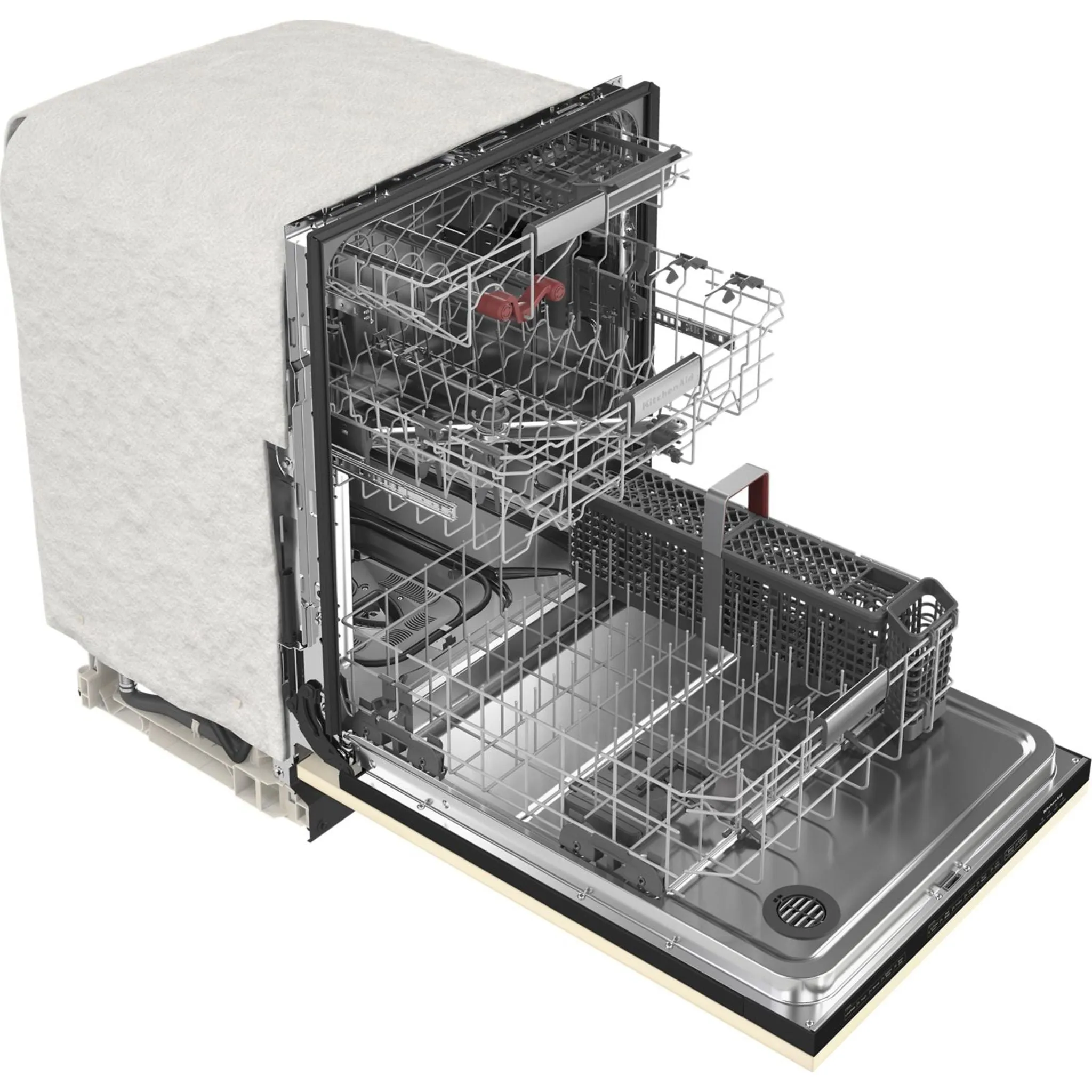 KitchenAid  44 dBA Panel-Ready Dishwasher with FreeFlex Third Rack (KDTM704LPA)