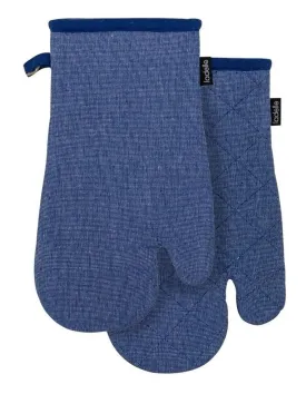 Ladelle Eco Recycled Oven Mitt 2pk Royal