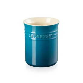 Le Creuset Stoneware Small Utensil Jar Deep Teal