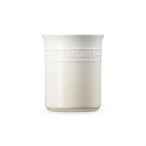 Le Creuset Stoneware Small Utensil Jar Meringue