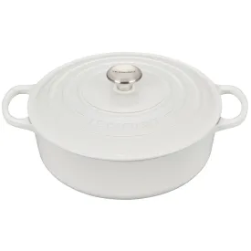 Le Creuset Wide 6.75 Qt Round Oven - White (PROMO)