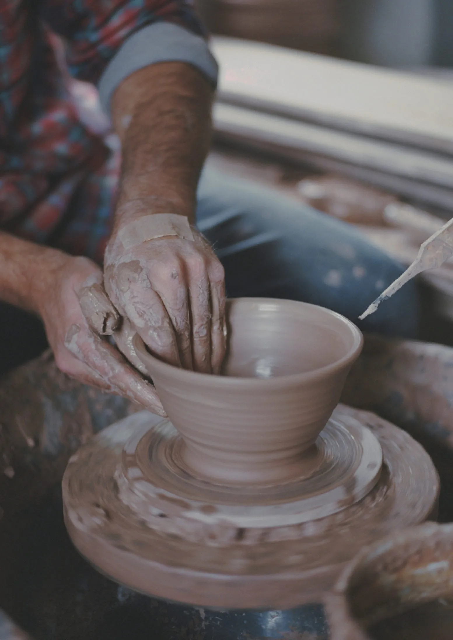 Leach Pottery Mixing Bowls | Chalk