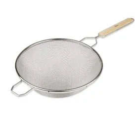 Mesh Strainer - Dbl Mesh 10in S/S