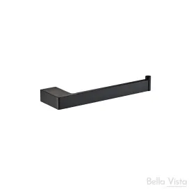 'Milos' - Hand Towel Holder Black- Pradus