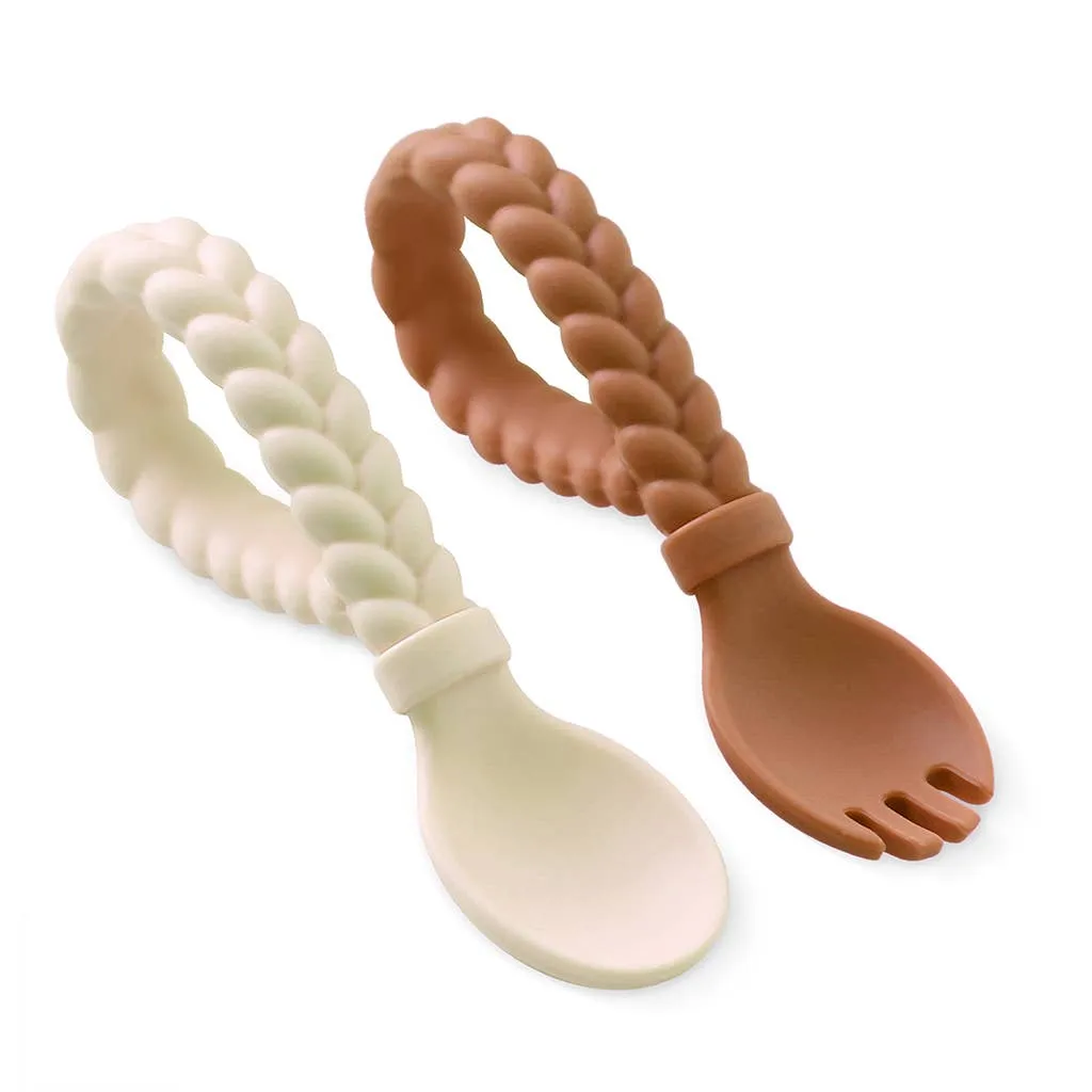NEW Buttercream   Toffee Sweetie Spoons™ Spoon   Fork Set