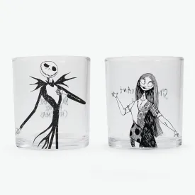Official Nightmare Before Christmas Glass Tumblers - Set of 2