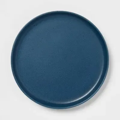 Open Box - 16pc Stoneware Tilley Dinnerware Set Blue - Threshold