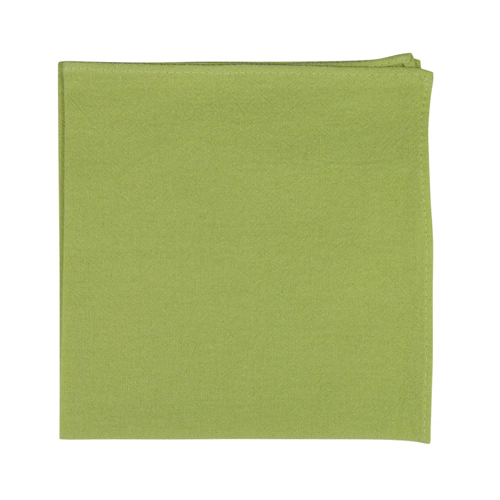Pale Lime Pocket Square
