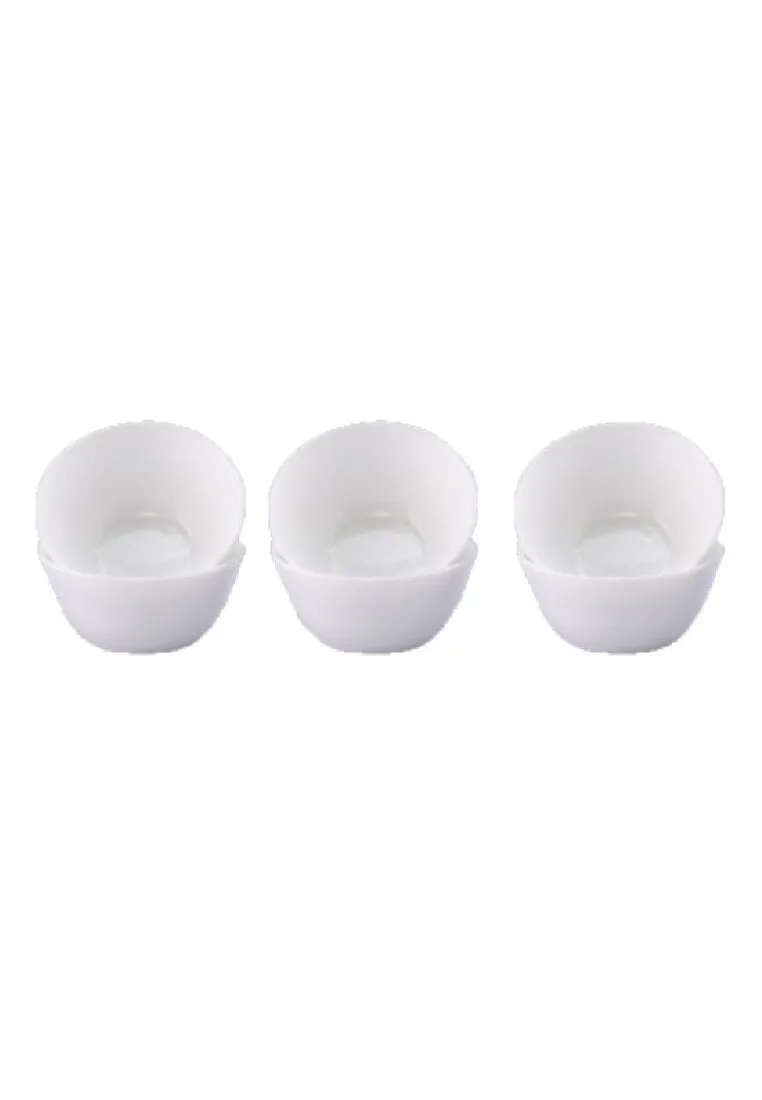 Plano Opal Vegetable Bowl 4" - Set of 6