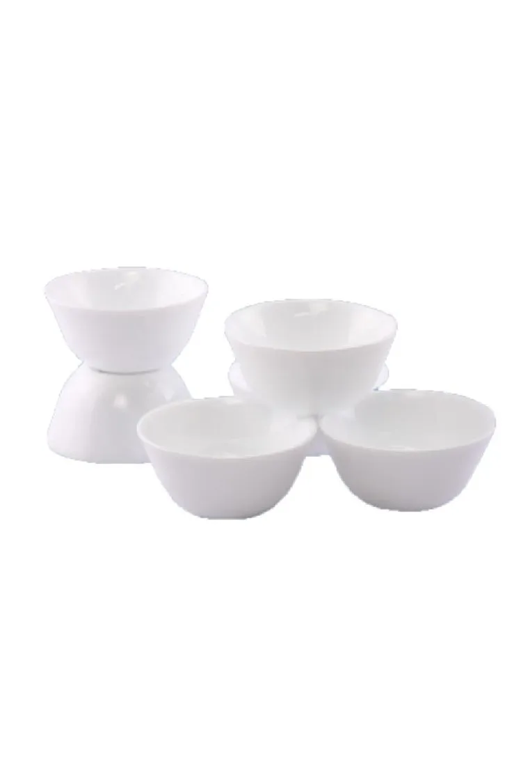 Plano Opal Vegetable Bowl 4" - Set of 6