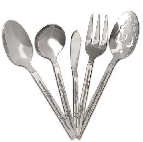 "Barbwire" 16-Pc Western Dinnerware Set