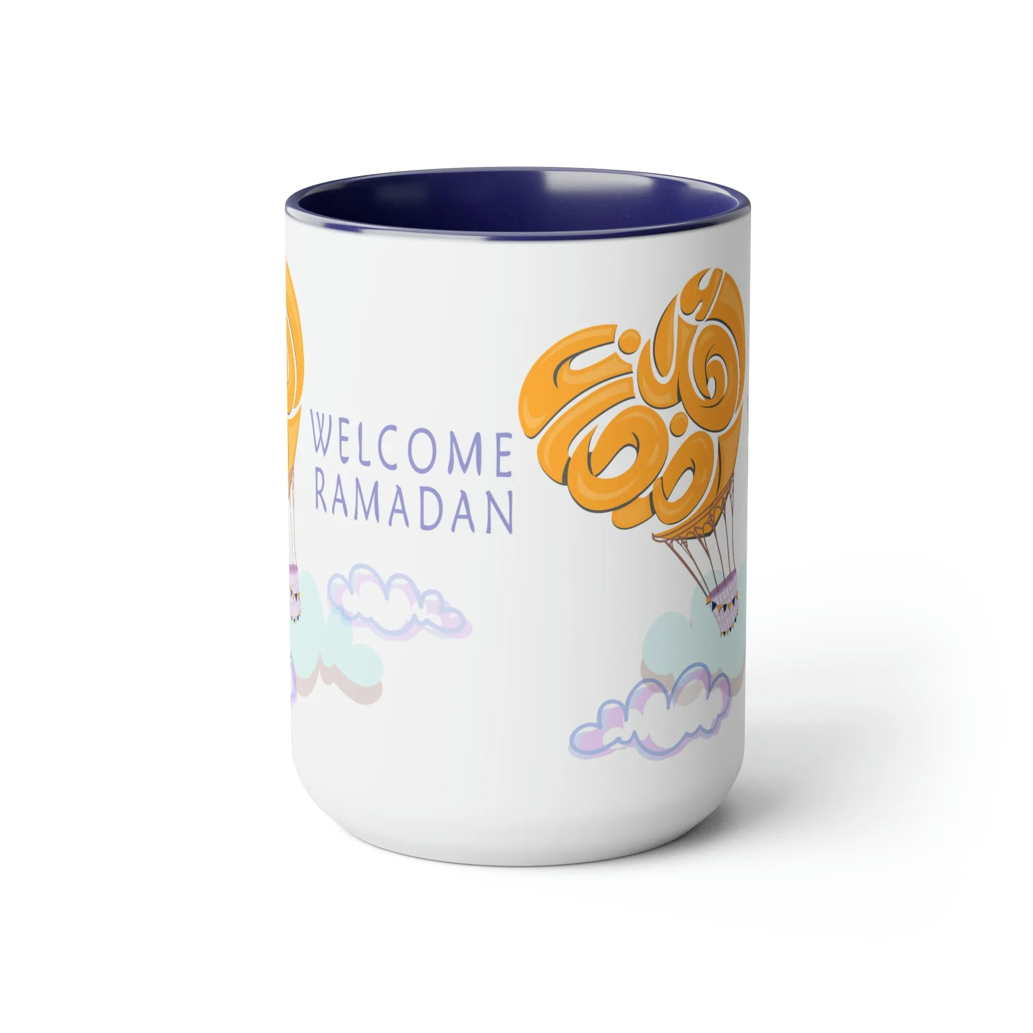 Ramadan Kareem - Two-Tone Coffee Mugs, 15oz