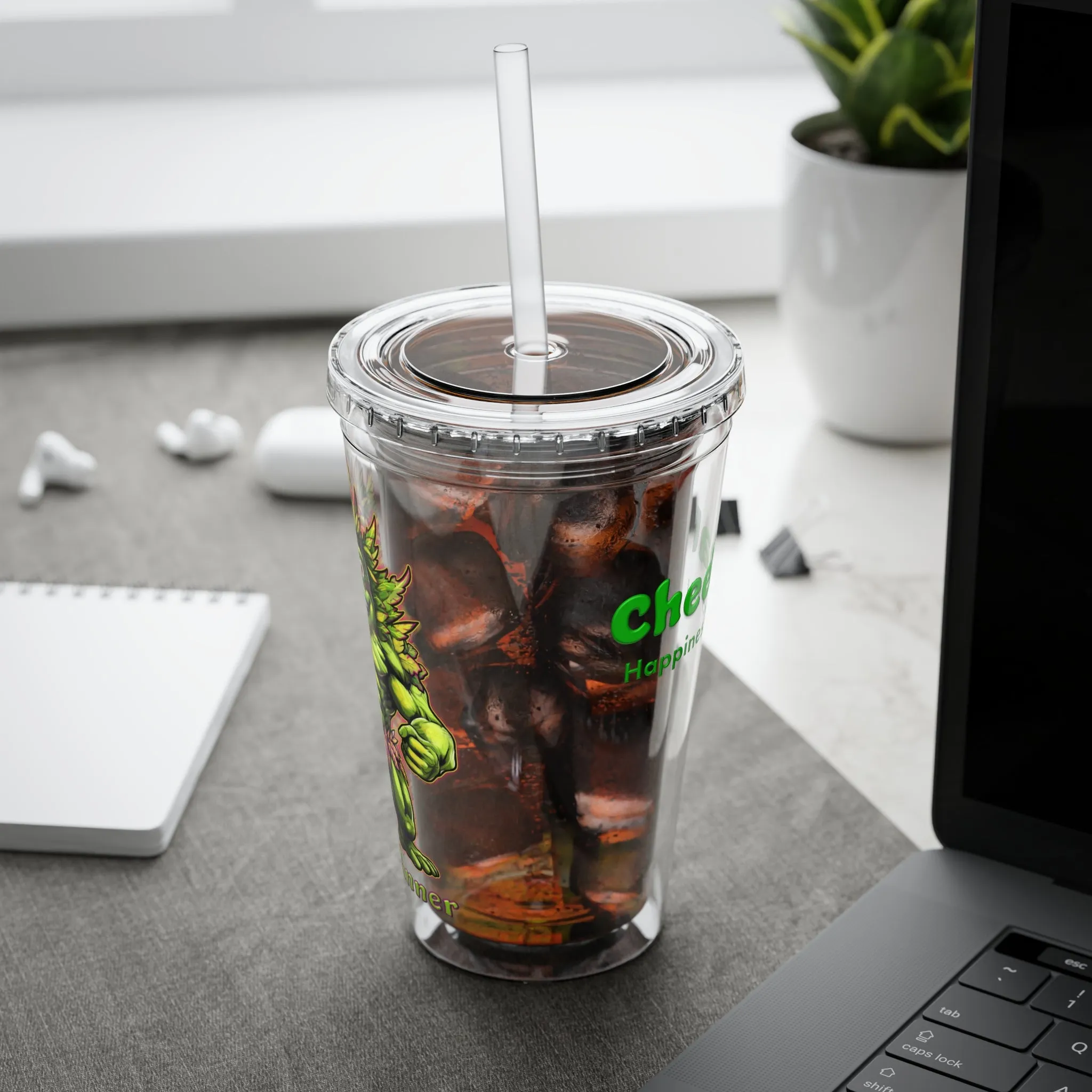 Roadie with Straw, 16oz - BruceBanner