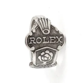 Rolex Tree Lucerne Stainless Steel Artisan Spoon Ring Bucherer of Switzerland
