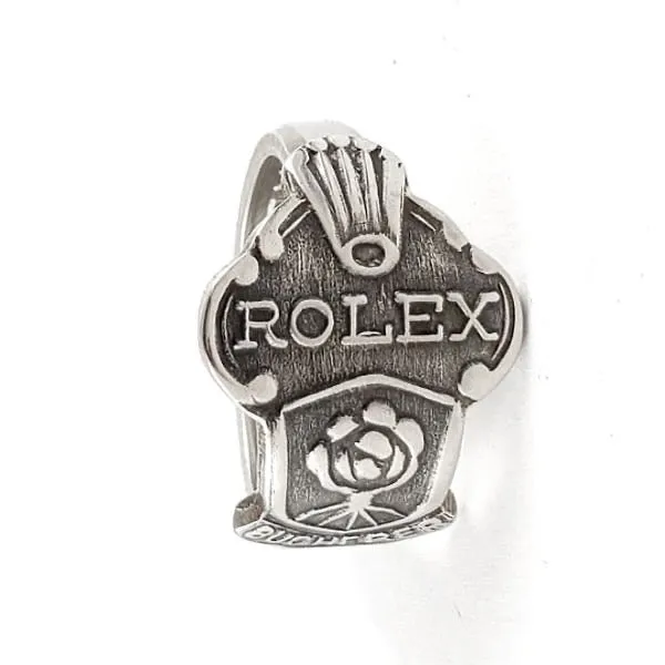 Rolex Tree Lucerne Stainless Steel Artisan Spoon Ring Bucherer of Switzerland