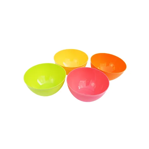 Saaj 4 Pcs Plastic Serving and Mixing Bowl