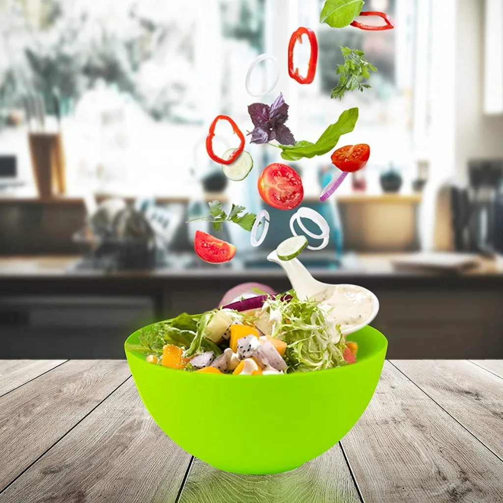 Saaj 4 Pcs Plastic Serving and Mixing Bowl