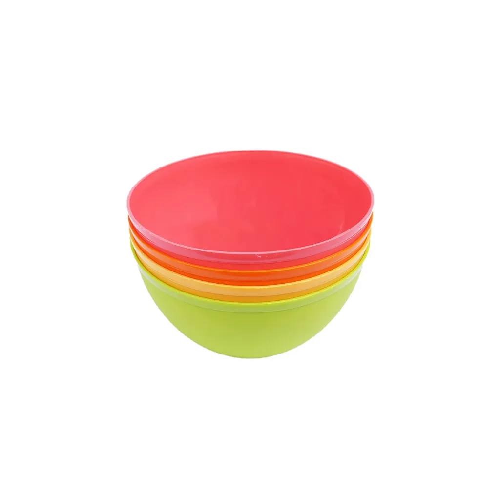 Saaj 4 Pcs Plastic Serving and Mixing Bowl