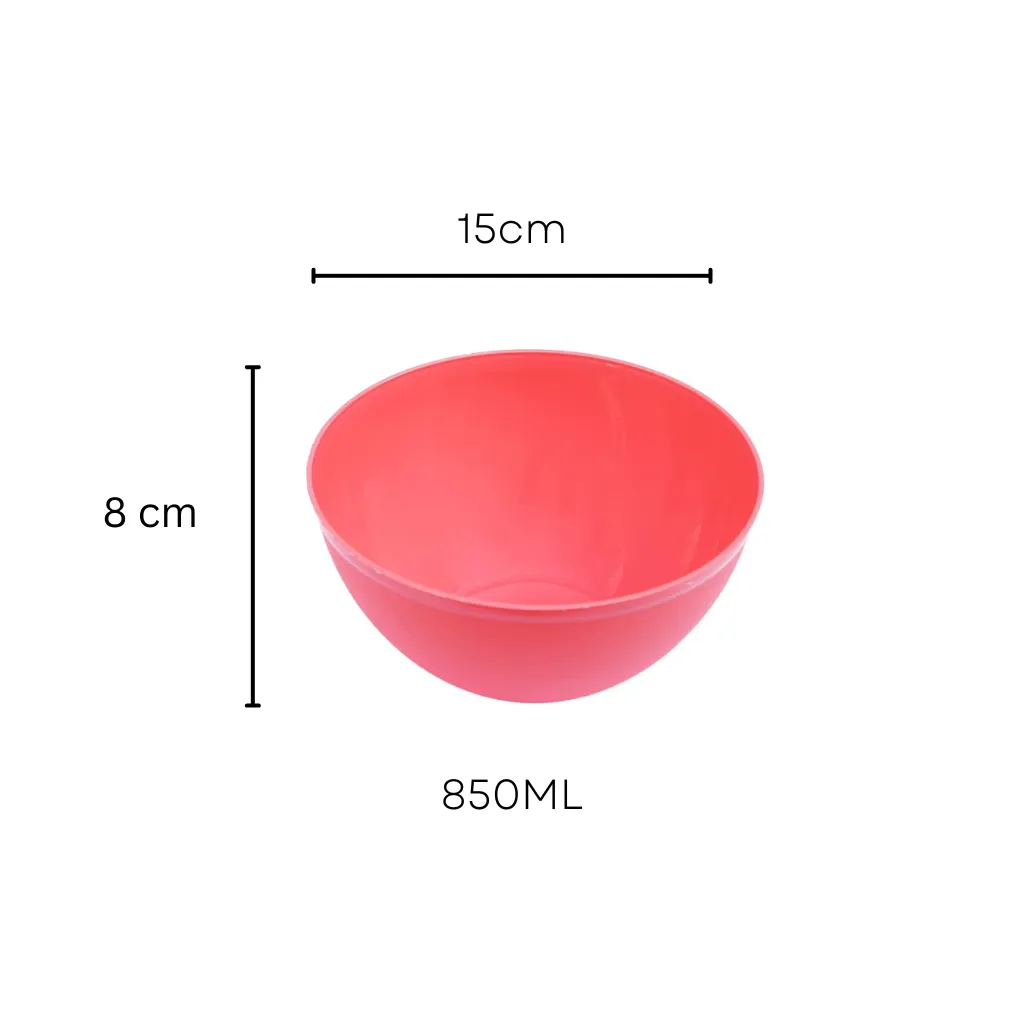 Saaj 4 Pcs Plastic Serving and Mixing Bowl