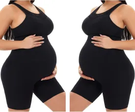 Seamless Maternity Shapewear, Prevent Thigh Chaffing, Pregnancy Belly Support, S-5XL