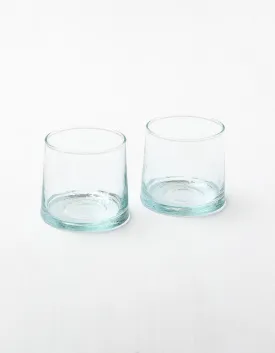 Set of 6 Hand Blown Glass Tumblers