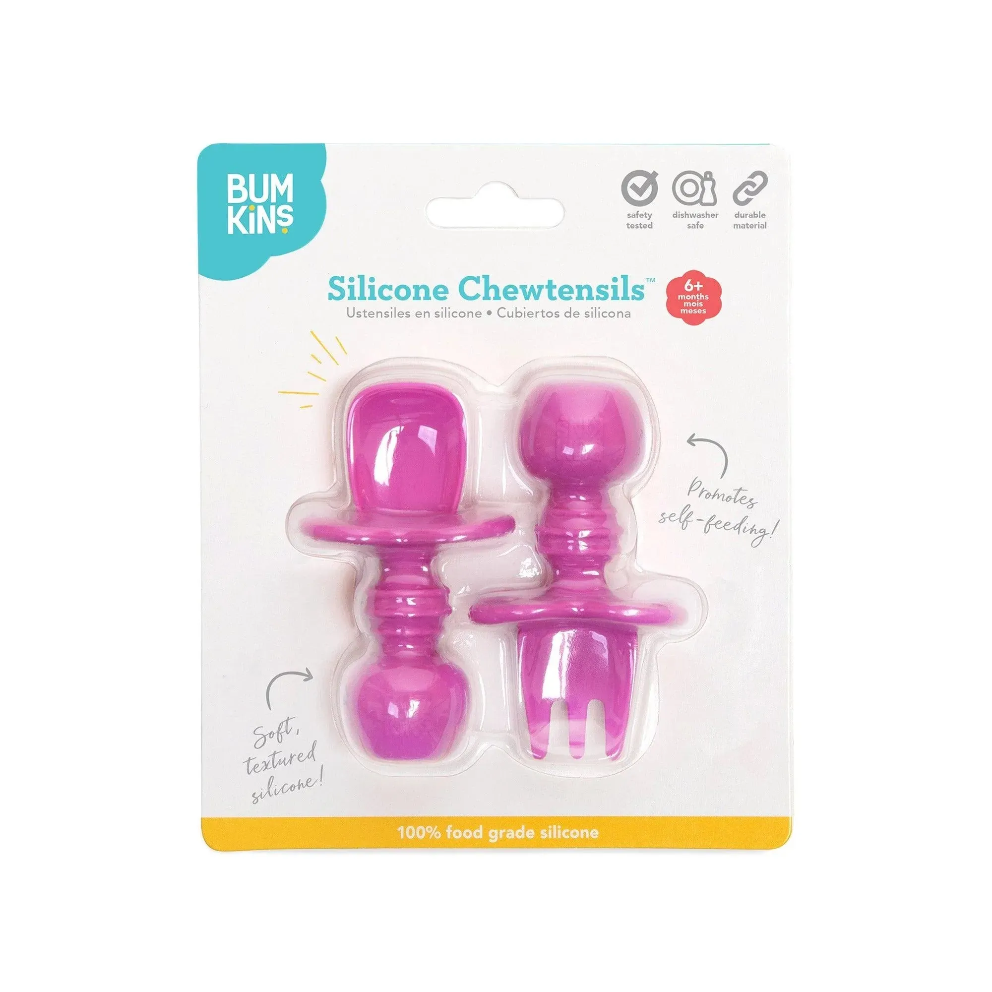 Silicone Chewtensils®: Fuchsia
