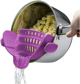 Snap N Strain Pot Strainer And Pasta Strainer - Strainers And Colanders