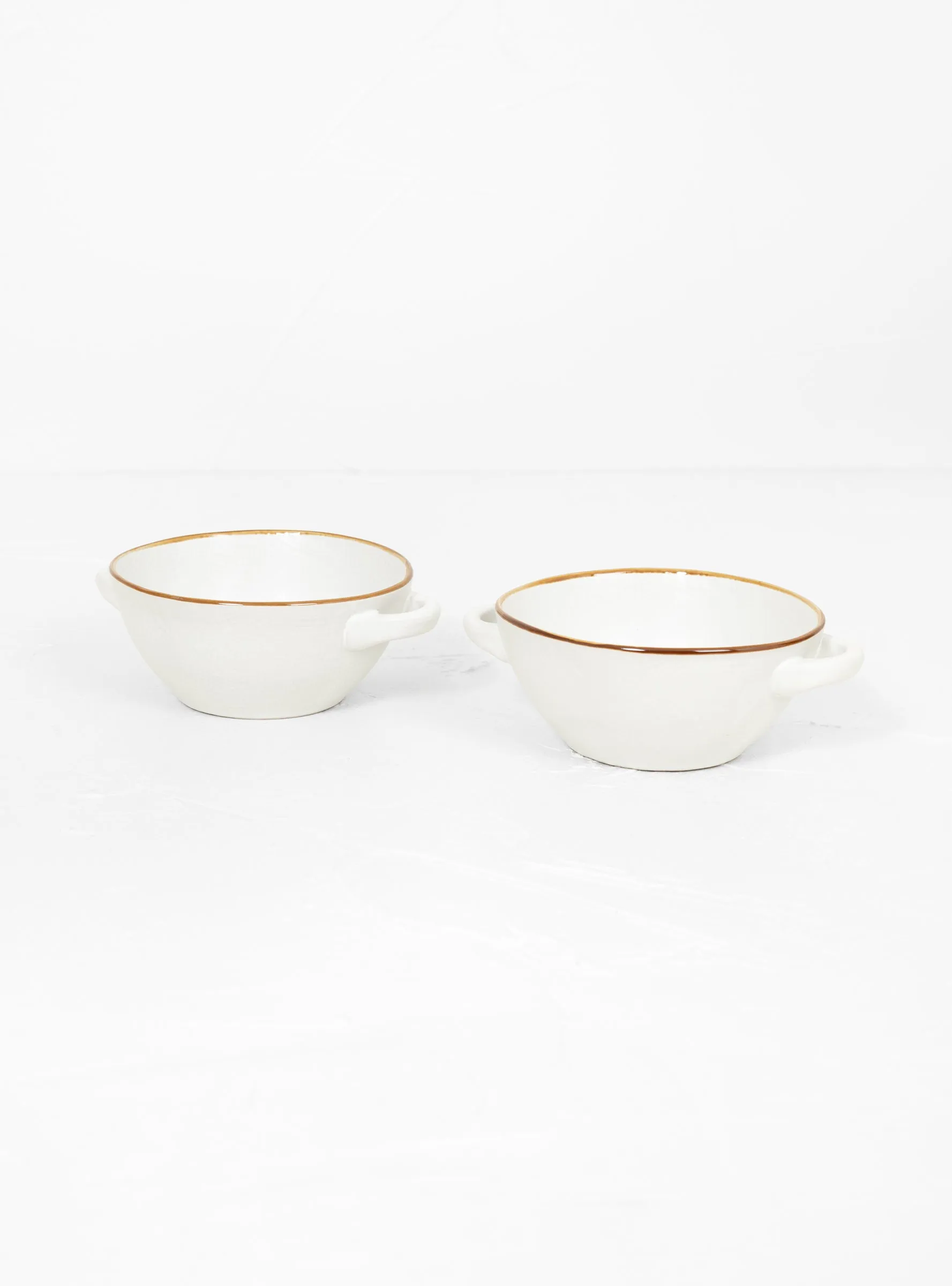 Soup Bowl set of 2 White