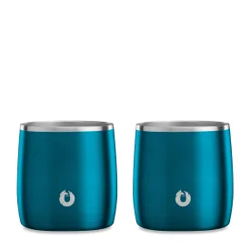 Stainless Steel Rocks Glass Set of 2