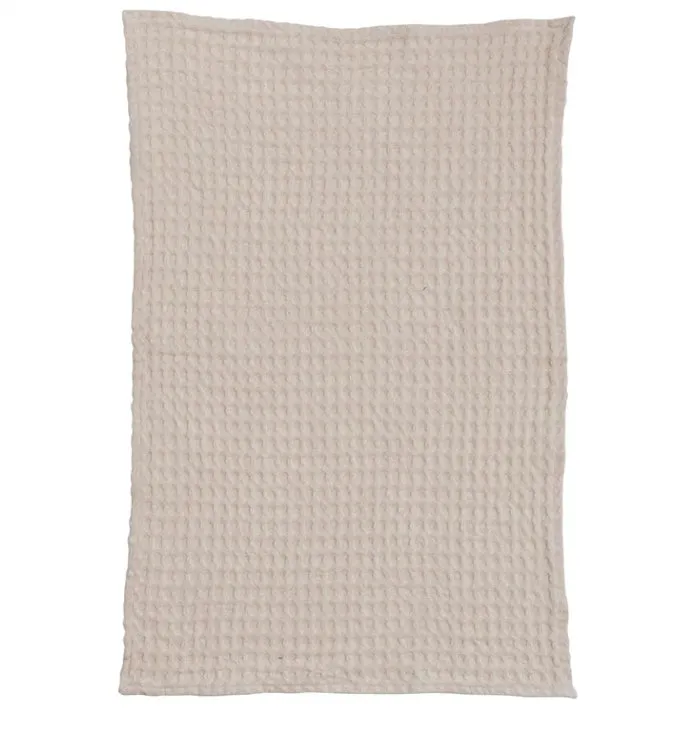 Stonewashed Waffle Weave Tea Towel